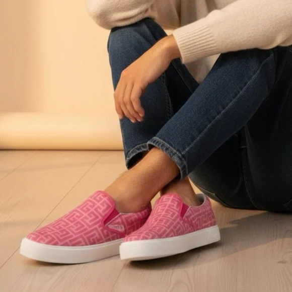 Balmain
Canvas Printed Sneakers w/ Tags - Picture 2 of 7